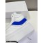 Celine Mid Block Sneakers With Wedge In Calfskin White/Blue 2022