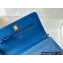 Chanel Wallet On Chian WOC Bag AP1450 Denim Blue 2022