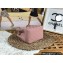 Chanel Caviar Leather Mini Shopping Tote Bag AS3176 Pink 2022