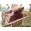 Chanel Caviar Leather Mini Shopping Tote Bag AS3176 Pink 2022