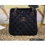 Chanel Caviar Leather Mini Shopping Tote Bag AS3176 Black 2022