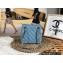 Chanel Caviar Leather Mini Shopping Tote Bag AS3176 Blue 2022