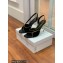 Balmain Heel 9.5cm Macy Slingback Sandals Black 2022