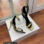 Balmain Heel 10.5cm Uma Sandals Crinkled Gold/Black 2022