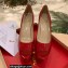 Christian Louboutin Heel 12.5cm Platform 4cm Patent Leather Peep-toe Pumps Red
