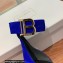 Balmain Heel 9.5cm Rudie Sandals Suede Blue 2022