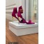 Balmain Heel 9.5cm Rudie Sandals Suede Fuchsia 2022