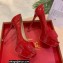 Christian Louboutin Heel 12.5cm Platform 4cm Patent Leather Peep-toe Pumps Red