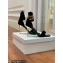 Balmain Heel 9.5cm Rudie Sandals Suede Black 2022