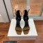 Balmain Heel 9.5cm Rudie Sandals Suede Brown 2022
