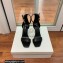 Balmain Heel 9.5cm Rudie Sandals Leather Black 2022