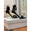 Balmain Heel 9.5cm Rudie Sandals Leather Black 2022