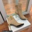 Balmain Heel 10.5cm Roma Ankle Boots Suede Beige 2022
