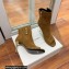 Balmain Heel 10.5cm Roma Ankle Boots Suede Brown 2022