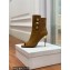 Balmain Heel 10.5cm Roma Ankle Boots Suede Brown 2022