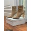 Balmain Heel 10.5cm Roni Ankle Boots Suede Beige 2022