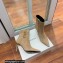 Balmain Heel 10.5cm Roni Ankle Boots Suede Beige 2022