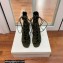 Balmain Heel 10.5cm Suede Scarlet lace-up Ankle Boots Army Green 2022