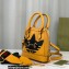 Gucci x Adidas Horsebit 1955 mini Top Handle bag 677212 Yellow 2022