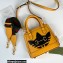 Gucci x Adidas Horsebit 1955 mini Top Handle bag 677212 Yellow 2022