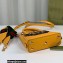 Gucci x Adidas Horsebit 1955 mini Top Handle bag 677212 Yellow 2022
