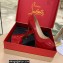 Christian Louboutin Heel 12.5cm Platform 4cm Patent Leather Pumps Red