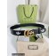 Gucci x Adidas Width 4cm GG Marmont belt Black/Gold 2022