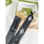 Gucci x Adidas Width 4cm GG Marmont belt Black/Gold 2022