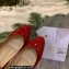 Christian Louboutin Heel 8cm Platform 1.5cm Patent Leather Pumps Red