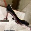Christian Louboutin Heel 8cm Patent Leather Round-toe Pumps Black