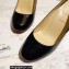Christian Louboutin Heel 8cm Patent Leather Round-toe Pumps Black