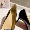 Christian Louboutin Heel 8cm Patent Leather Round-toe Pumps Black
