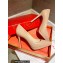 Christian Louboutin Heel 11.5cm Platform 1.5cm Patent Leather Pointy-toe Pumps Nude