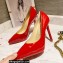 Christian Louboutin Heel 11.5cm Platform 1.5cm Patent Leather Pointy-toe Pumps Red