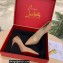 Christian Louboutin Heel 10cm Patent Leather Pointy-toe Pumps Nude