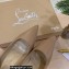 Christian Louboutin Heel 10cm Patent Leather Pointy-toe Pumps Nude