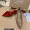 Christian Louboutin Heel 8.5cm Patent Leather Pointy-toe Pumps Nude