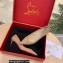 Christian Louboutin Heel 6.5cm Patent Leather Pointy-toe Pumps Nude