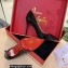 Christian Louboutin Heel 10cm Patent Leather Pointy-toe Pumps Black