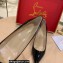 Christian Louboutin Heel 6.5cm Patent Leather Pointy-toe Pumps Black