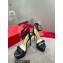 Christian Louboutin Heel 15cm Platform 5cm Ankle Strap Sandals Black