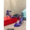 Christian Louboutin Heel 10cm Goldie Joli Sandals Purple