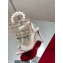 Christian Louboutin Heel 10cm Umberta Suede Spike Sandals Beige