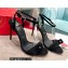 Christian Louboutin Heel 10cm Umberta Suede Spike Sandals Black