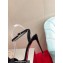 Christian Louboutin Heel 10cm Umberta Suede Spike Sandals Black