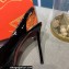 Christian Louboutin Heel 12.5cm Platform 4cm Patent Leather Peep-toe Slingback Pumps Black