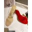 Christian Louboutin Heel 10cm Just Nothing Transparent PVC Mules Slider Sandals Beige