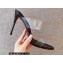 Christian Louboutin Heel 10cm Just Nothing Transparent PVC Mules Slider Sandals Black