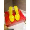 Christian Louboutin Heel 10cm Just Nothing Transparent PVC Mules Slider Sandals Yellow