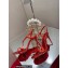 Christian Louboutin Heel 10cm Rosalie Sandals Red